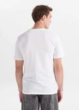 Jack & Jones Beyaz Erkek Standart Fit Logo Baskılı T-Shirt 12233999 JJECORP LOGO TEE PLAY NECK