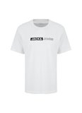 Jack & Jones Beyaz Erkek Standart Fit Logo Baskılı T-Shirt 12233999 JJECORP LOGO TEE PLAY NECK