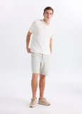 Jack & Jones Ekru Erkek Regular Fit Zikzak Desenli Polo T-Shirt 12308294 JPRBLATRENTONJACQU POLOSMU