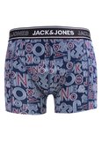 Jack & Jones Lacivert Erkek Boxer 12309117 JACLOGO MIX TRUNKS 3 PACK