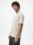 Jack & Jones Ekru Erkek Regular Fit Logo Baskılı T-Shirt 12307780 JCOTONE TEE CRW NECK BSS26