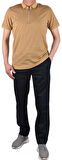 RYM-11090 POLO YAKA FERMUARLI TİŞÖRT/HARDAL/M