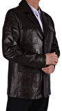 RTL-2403 DERİ CEKET /KAHVERENGİ/XL