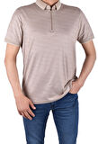 RYM-7620 FERMUARLI POLO YAKA TİŞÖRT/BEJ/XL