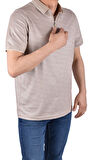 RYM-7620 FERMUARLI POLO YAKA TİŞÖRT/BEJ/XL