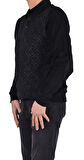 BRG-95010 POLO YAKA DESENLİ SWEAT/SİYAH/3XL