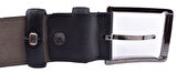 FSM-11 3,5 CM SUNİ DERİ KEMER/SİYAH/120 - 48