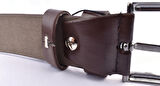 FSM-37 SUNİ DERİ 4,5 CM KEMER/KAHVERENGİ/115 - 46