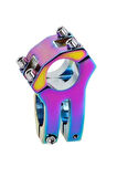 Wake Rainbow Bisiklet Kısa Gidon Boğazı 40mm Bisiklet Yedek Parça Aksesuarı WAKE RAİNBOW