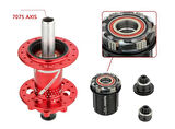 HASSNS Pro7 Sram XD Arka Göbek 32 Delik Rainbow