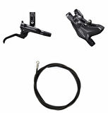 Shimano Deore BL-M6100+BR-M6100 Hidrolik Disk Fren Seti Ön Arka Takım