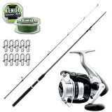 Daiwa StrikeForce 4000 - Remixon Flex 240cm Spin Olta Seti