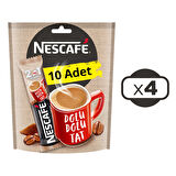 Nescafe 2 si 1 Arada 10'lu Ekonomik Paket X 4 Adet