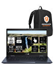 ASUS Expertbook B3 Flip i5 1335U 12GB RAM 256GB SSD 14" FHD FDOS Dokunmatik Bilgisayar & PER4 ÇANTA
