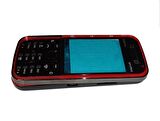 Nokia 5730 Kasa Kapak 5730 Siyah Kırmızı Orta Kasa Ön Kapak Arka Kapak Tuş Takımı