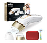 Braun Silk·Expert Pro 5 PL5382 Çanta ve 4 Başlıklı IPL Lazer Epilasyon Aleti + Venus Tıraş Makinesi 