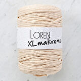Loren XL Makrome Açık Bej El Örgü İpi - R040 - 33705