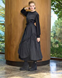 Misswhence Tafta Elbise 38831 SİYAH