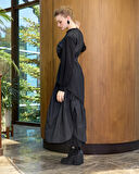 Misswhence Tafta Elbise 38831 SİYAH