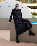 Misswhence Tafta Etek Takım 38216 siyah