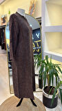 İNVEE ELBİSE  7026 KAHVERENGİ