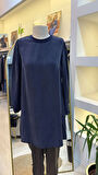 MİSSWHENCE İpek Tunik 37025 LAÇİVERT