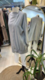 İnvee Asimetrik Kesim Tunik GRİ 6122