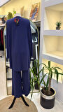 İNVEE FERMUAR DETAYLİ PANTOLONLU TAKİM 7111 indigo