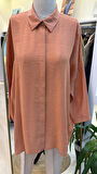 Nuss 3001 Oversize Basic Gömlek - oranj