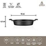 Amboss Astral 2 Parça Döküm Sahan Seti (18 / 22 cm)