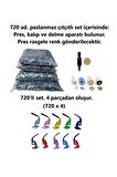 Çıtçıt makinesi, (Antrasit) 720 adet 15mm Paslanmaz Alfa Çıtçıt, Kalıplarıyla Beraber.