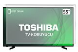 Toshiba 55UL3363DT Tv Ekran Koruyucu - Toshiba 55" inç Kırılmaz Ekran Koruyucu