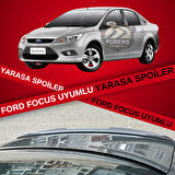 Ford Focus 2-2,5 Bagaj Üstü Slim Yarasa Spoiler Piano Black Parlak Siyah