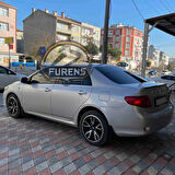 Toyota Corolla 2007 - 2011  Bagaj Üstü Slim Yarasa Spoiler Parlak Siyah