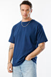 Erkek Oversize Fit %100 Organik Pamuk Bisiklet Yaka Tişört OVERSIZE-ERKEK-T-SHIRT