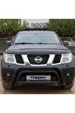 Nissan Navara Ön Kaput Koruma Rüzgarlığı 3mm Akrilik (ABS) Parlak Siyah Deflektör 2006-2015