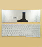 Toshiba Satellite C660-2CR C660-2DL Klavye Türkçe Beyaz