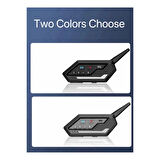 Bt62 Motosiklet Kask Kulaklığı Bluetooth Intercom 2 Intercom Bağlantılı