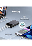 Ttec 2BB218 ReCharger Pro LCD 20.000mAh PD 130W Taşınabilir Hızlı Şarj Aleti Powerbank