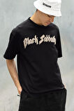 Black Sabbath The End World Tour Baskılı Unisex Oversize Rock Metal Tişört