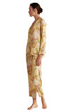 Penye Mood Kadın Sarı Pijama Takım 9610