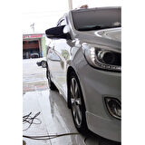  Hyundai Accent Blue Sinyalli Batman Yarasa Ayna Kapağı Piano Black Abs Plastik