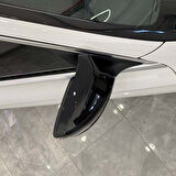  Mercedes W205 C Serisi 2015 Sonrası Batman Yarasa Ayna Kapağı Piano Black Abs Plastik
