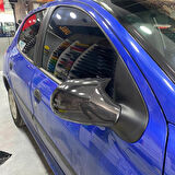  Peugeot 206 1998-2012 Uyumlu Batman Yarasa Ayna Kapağı Piano Black Abs Plastik