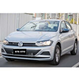 Volksvogen Polo Mk6 2018 Sonrası Batman Yarasa Ayna Kapağı Piano Black Abs Plastik