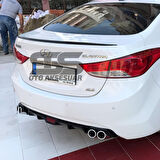  Hyundai Elantra 2012-2017 Bagaj Üstü Spoiler Bagaj Çıtası Piano Black