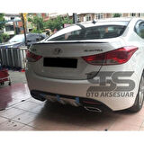  Hyundai Elantra 2012-2017 Bagaj Üstü Spoiler Bagaj Çıtası Piano Black