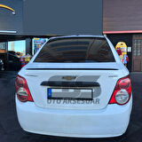 Chevrolet Aveo Bagaj Üstü Slim Spoiler Piano Black Parlak Siyah