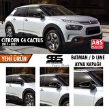 Citroen Cactus Batman Yarasa Ayna Kapağı Piano Black / 2017-2021