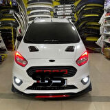 Ford Courier Uyumlu Piano Black Kaput Üstü Havalandırma Izgarası
